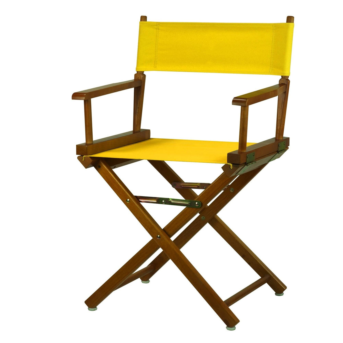 Honey Oak Frame Gold Canvas Director's Chair Y3350
