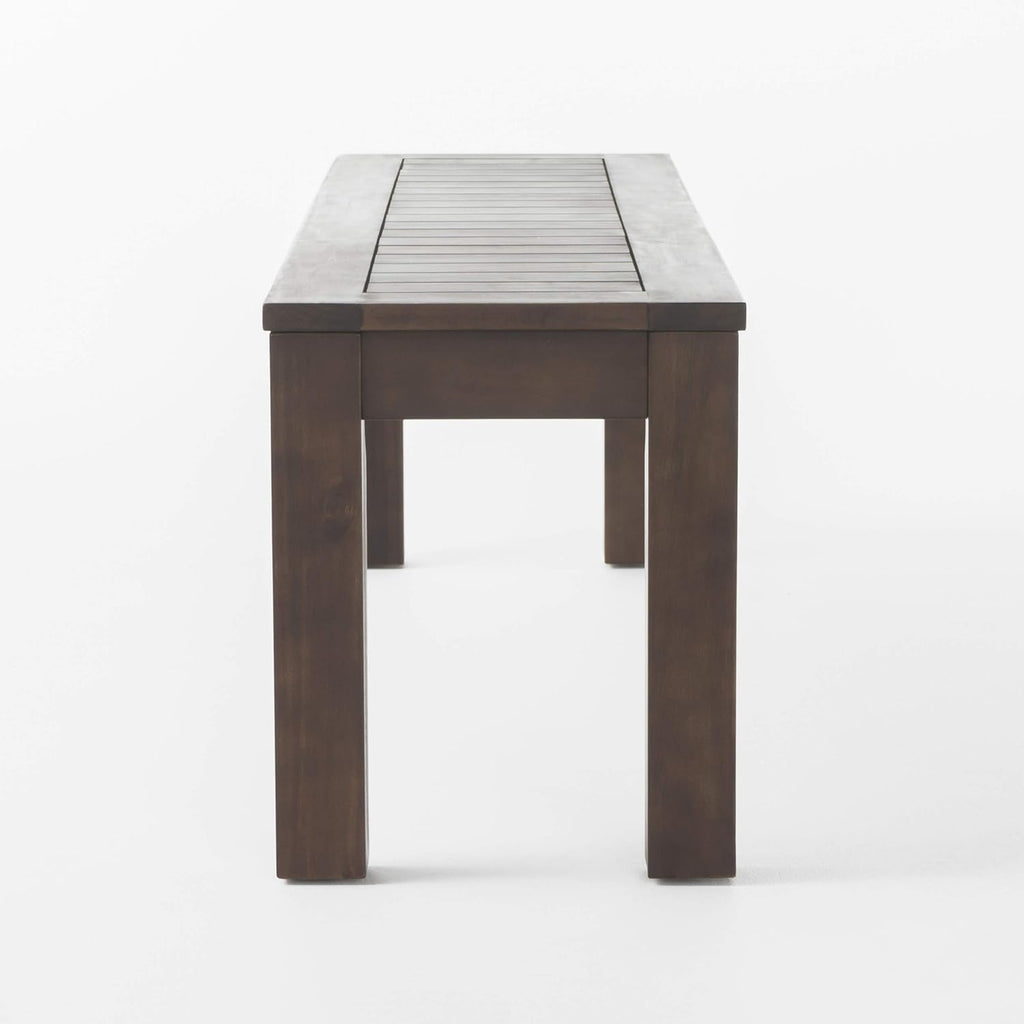 Dark Brown Acacia Wood Picnic Set X6680