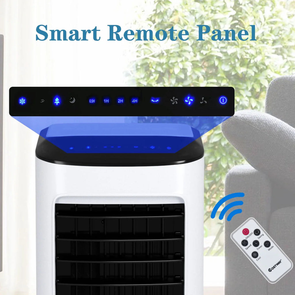 Portable Evaporative Air Cooler Fan & Humidifier with Remote Control U675705
