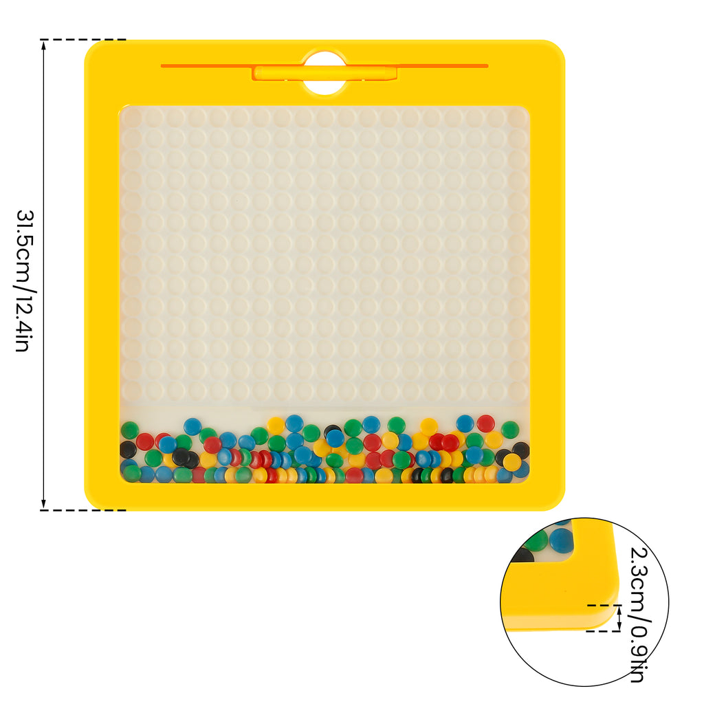 Magnetic Drawing Board with 10 Double Sided Cards Educational Preschool Toy I2446