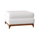 Optic White Ottoman V50662