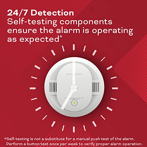 AA Battery Powered Smoke & Carbon Monoxide Detector, 2 Pack L72627