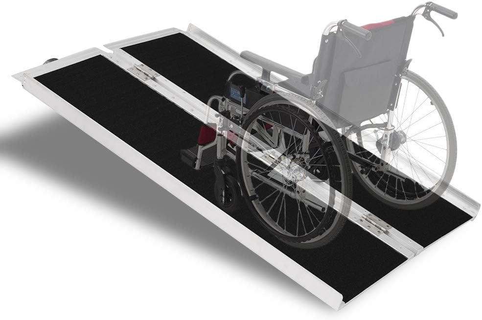 4ft Aluminum Wheelchair Ramp Threshold Portable Ramps J262