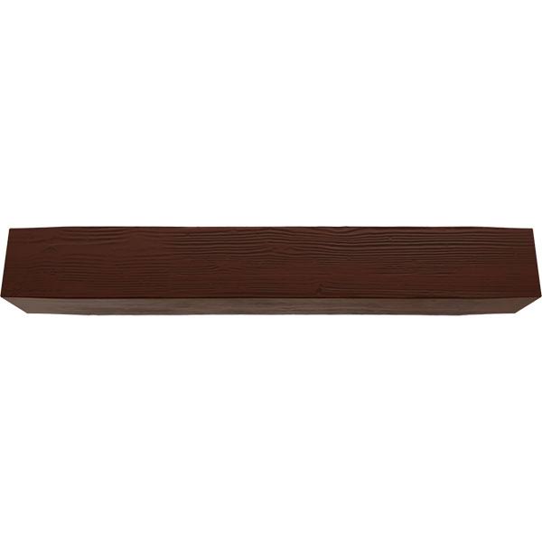 Sandblasted Faux Wood Fireplace Mantel, Natural Pecan O750
