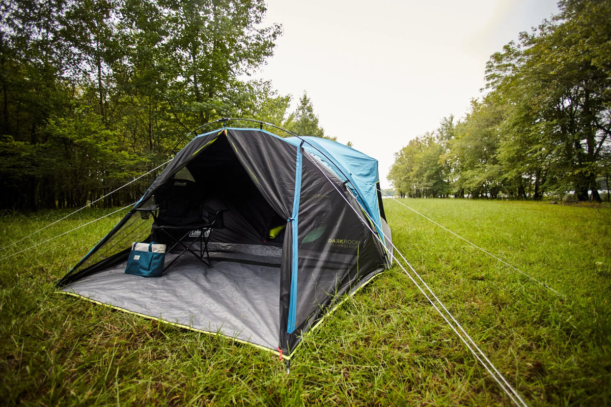 6-Person Dark Room Dome Camping Tent with Screen Room A40484