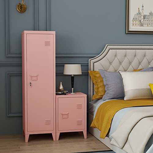Metal Storage Cabinet with Doors and Shelves N8615