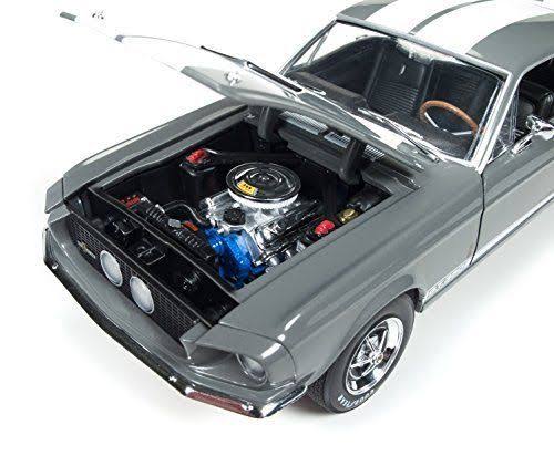 Medium Gray Metallic 1/18 Ford Shelby Mustang Gt-350 Z393
