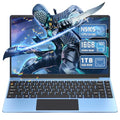 Blue Laptop Computer, Celeron N5105, 16GB RAM, 512G SSD, FHD IPS, Win 11 Pro, Convertible 180° Z158129