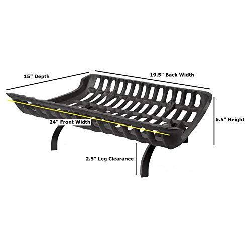 Cast Iron Fireplace Grate B937992