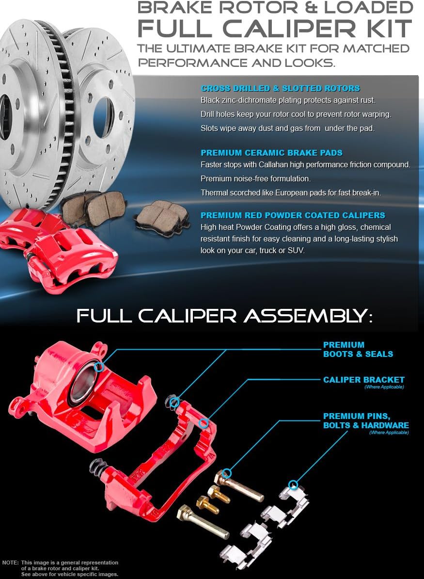 4 Lug Brake Rotors Set I9852