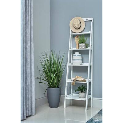 Solid Wood Ladder Bookcase L12024