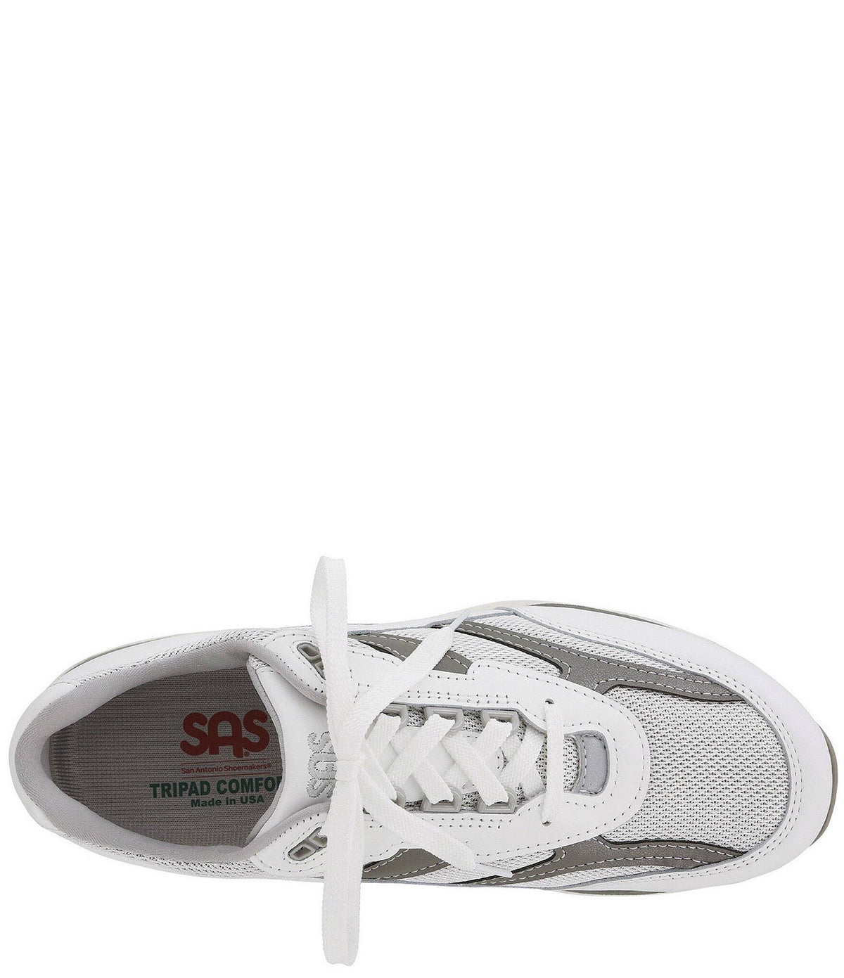 White 6 Wide Mesh Shoes O40207
