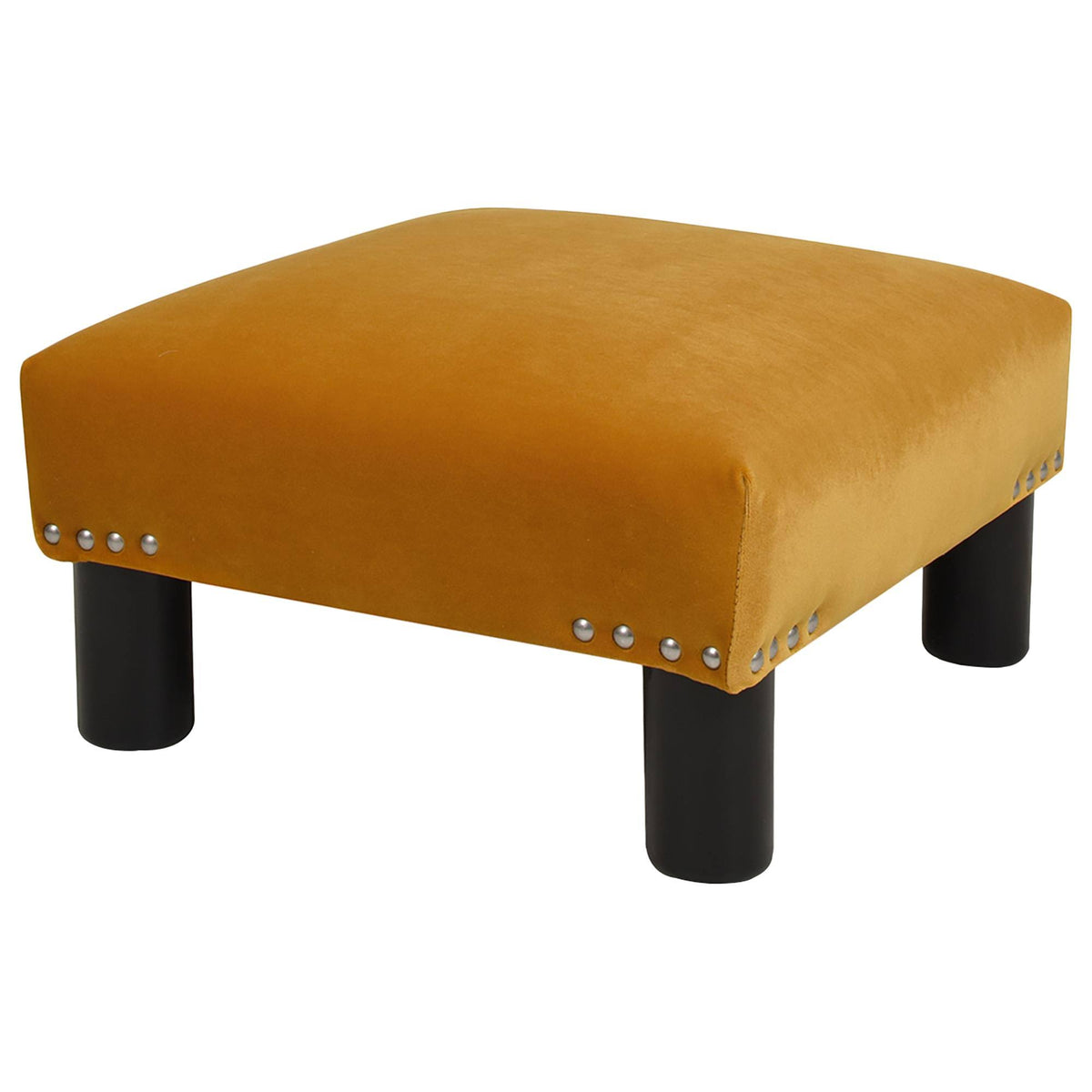 Rich Yellow Square Accent Ottoman G3957
