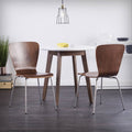 Bentwood Dining Chairs (Set of 2) - Walnut, Brown J467