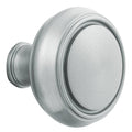 Pair of Estate Knobs Without Rosettes Satin Chrome L974