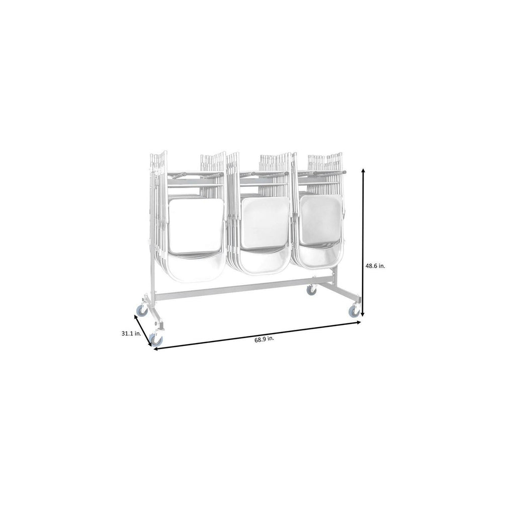 Heavy Duty Folding Chair Trolley Cart R66196