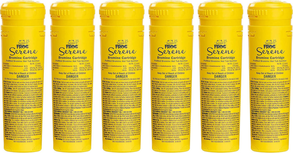 Bromine Replacement Cartridges for Hot Tubs, 150 Grams L7034