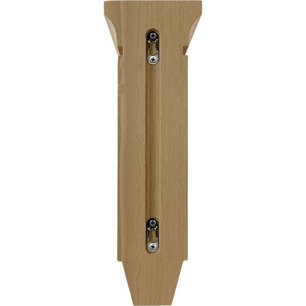 4 1/2 inchw x 9 inchd x 14 inchh Large Cherry Wood Corbel I119