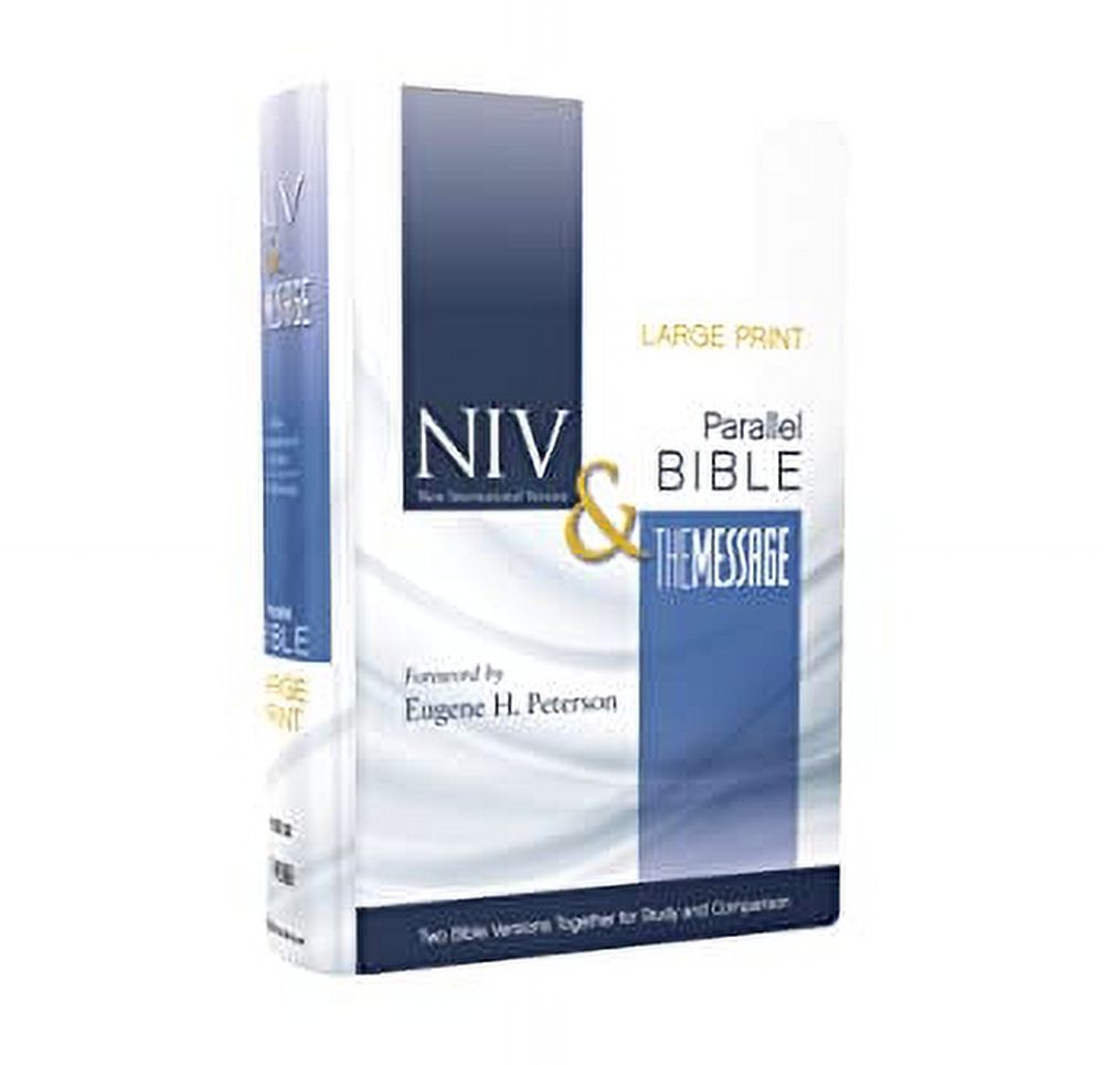 Large Print Side-By-Side Bible NIV/MS Hardcover C477582