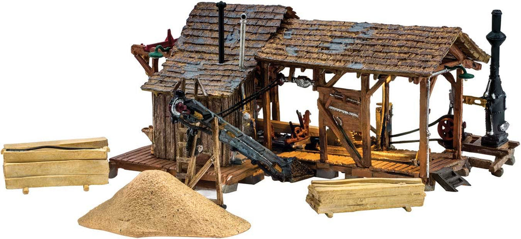 HO Built-Up Buzz Sawmill D7129