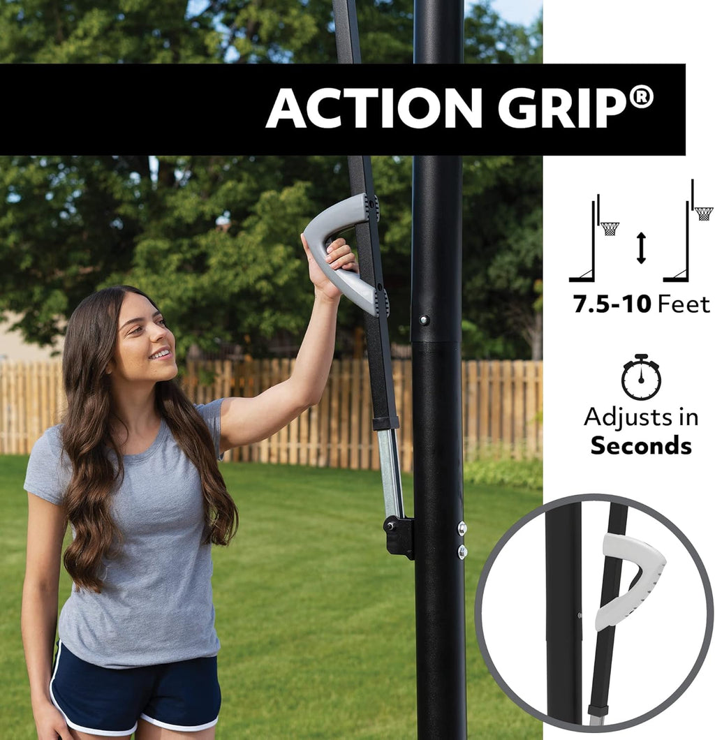 44 Inch Shatterproof Backboard Portable Basketball System B965