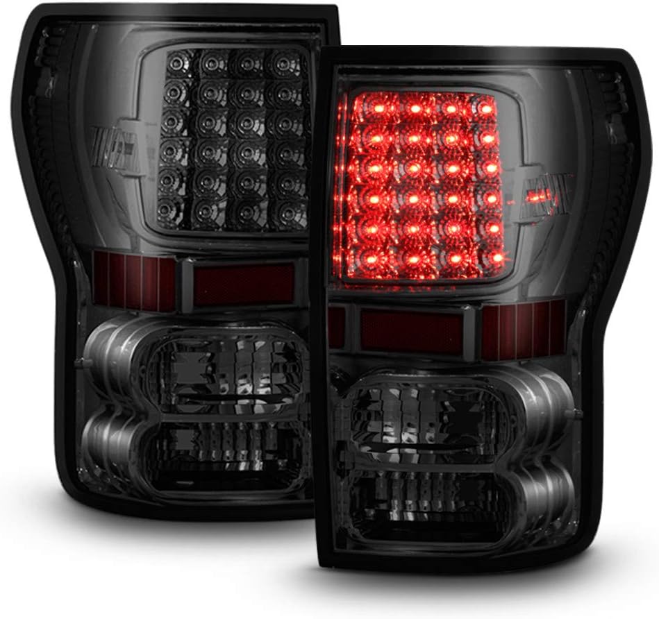 Smoked Lens LED Tail Lights Brake Lamps Assembly F451025