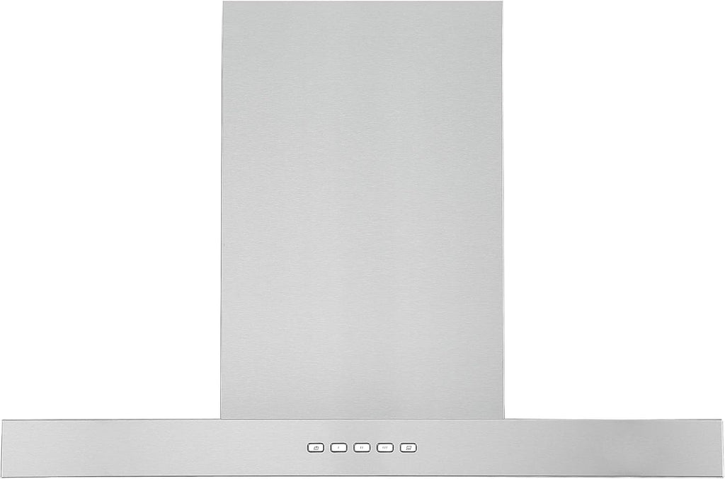 30” 600 CFM Wall-Mounted Convertible Rectangular Range Hood with LED Lights Stainless Steel Z3512