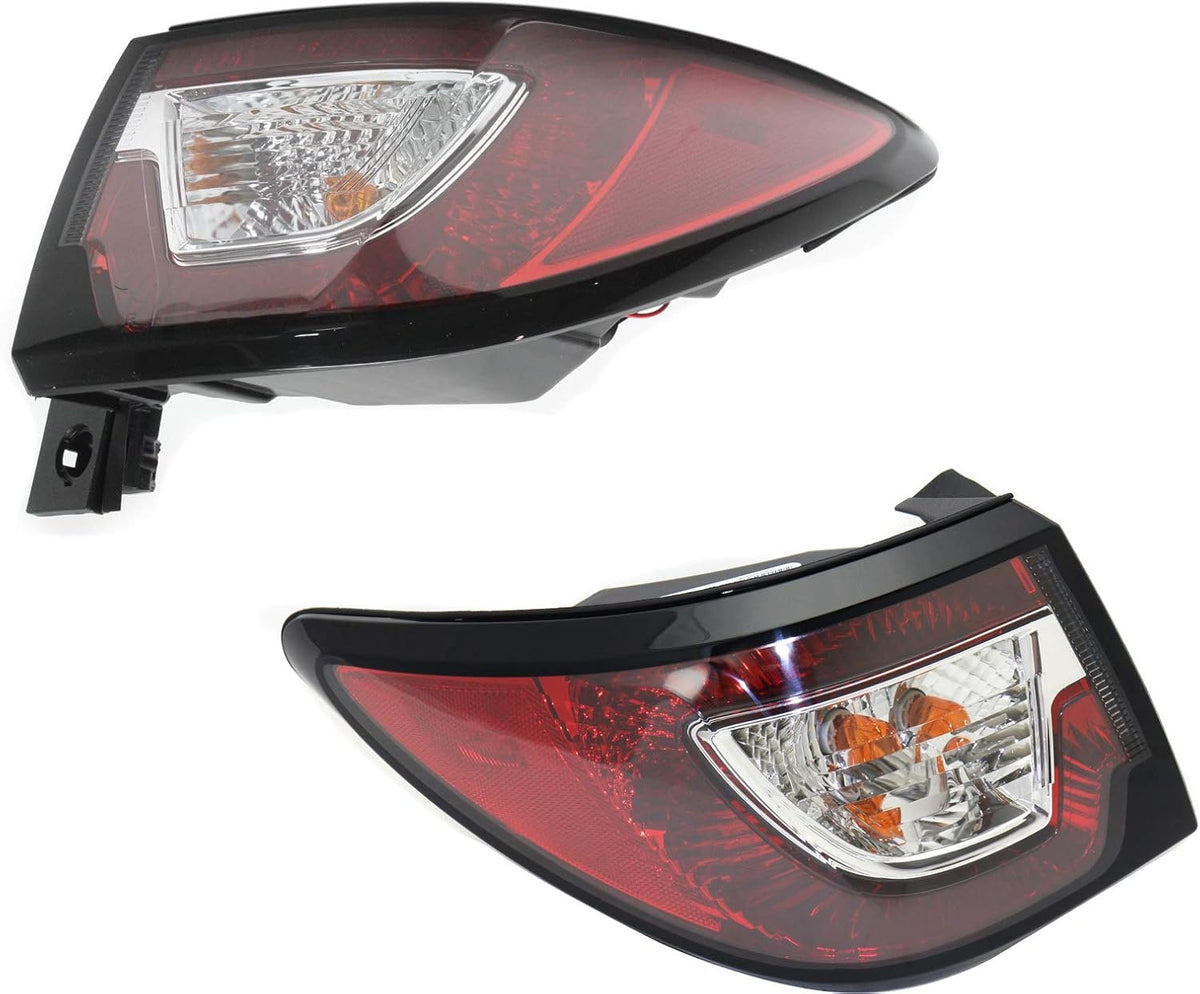 Clear Lens Halogen Tail Light Set of 2 Z615533