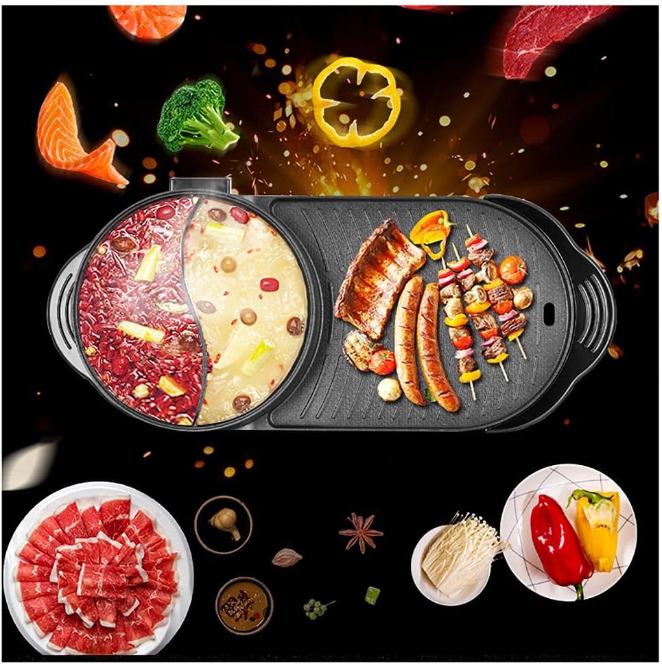 Hot Pot with Grill 2 IN 1, 1500W, Capacity for 3-4 People X344