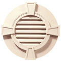 Round Gable Vent Louver with Keystones H689