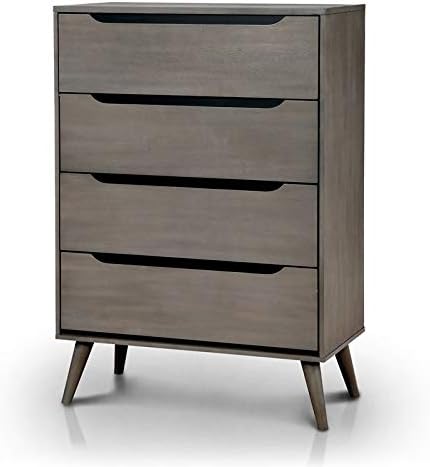 Oak Wood 4-Drawer Chest S15974