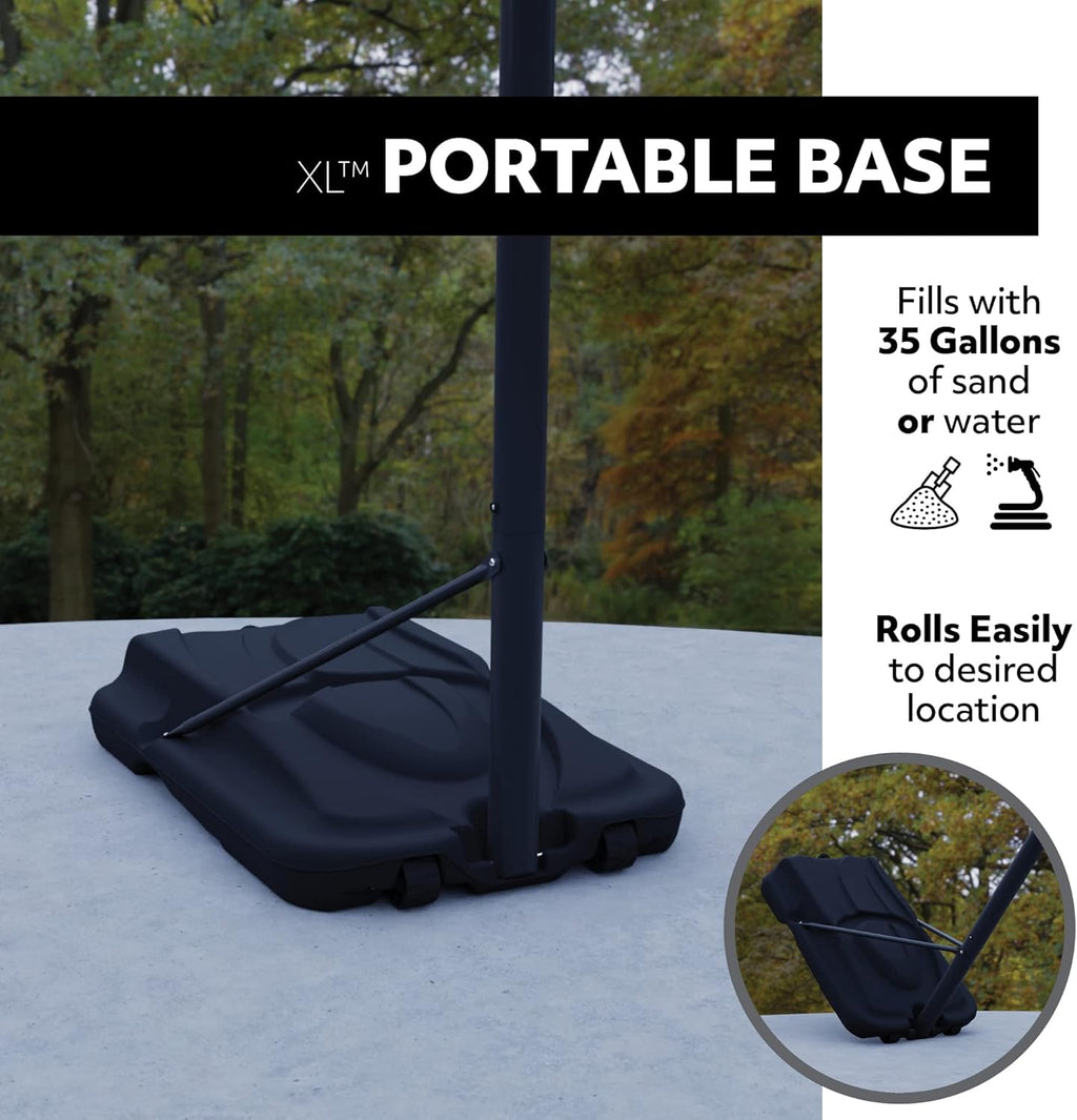 44 Inch Shatterproof Backboard Portable Basketball System B965