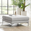 Dove Gray Ottoman O7757