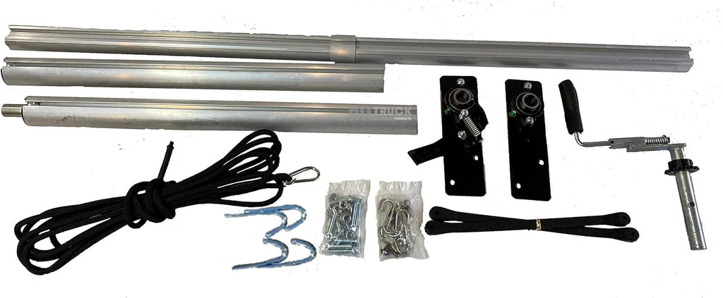 Manual Hand Crank Tarp Roller with Lock Lever X87066