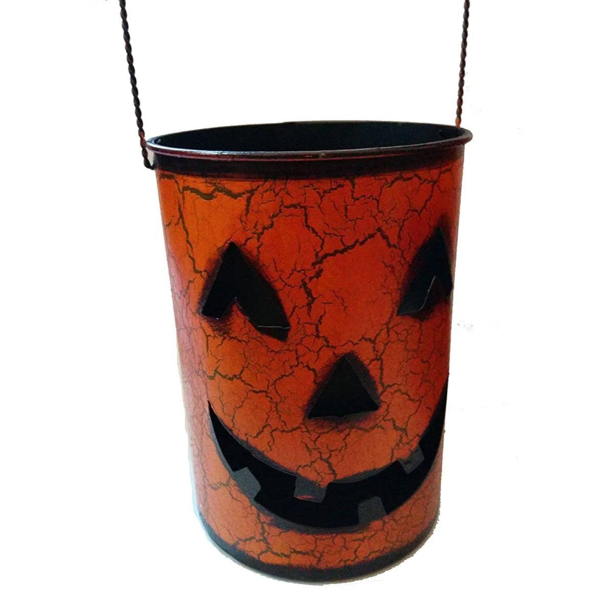 Set of 5 Nesting Pumpkin Halloween Container Baskets P4473