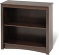 Espresso 2-shelf Bookcase Q106
