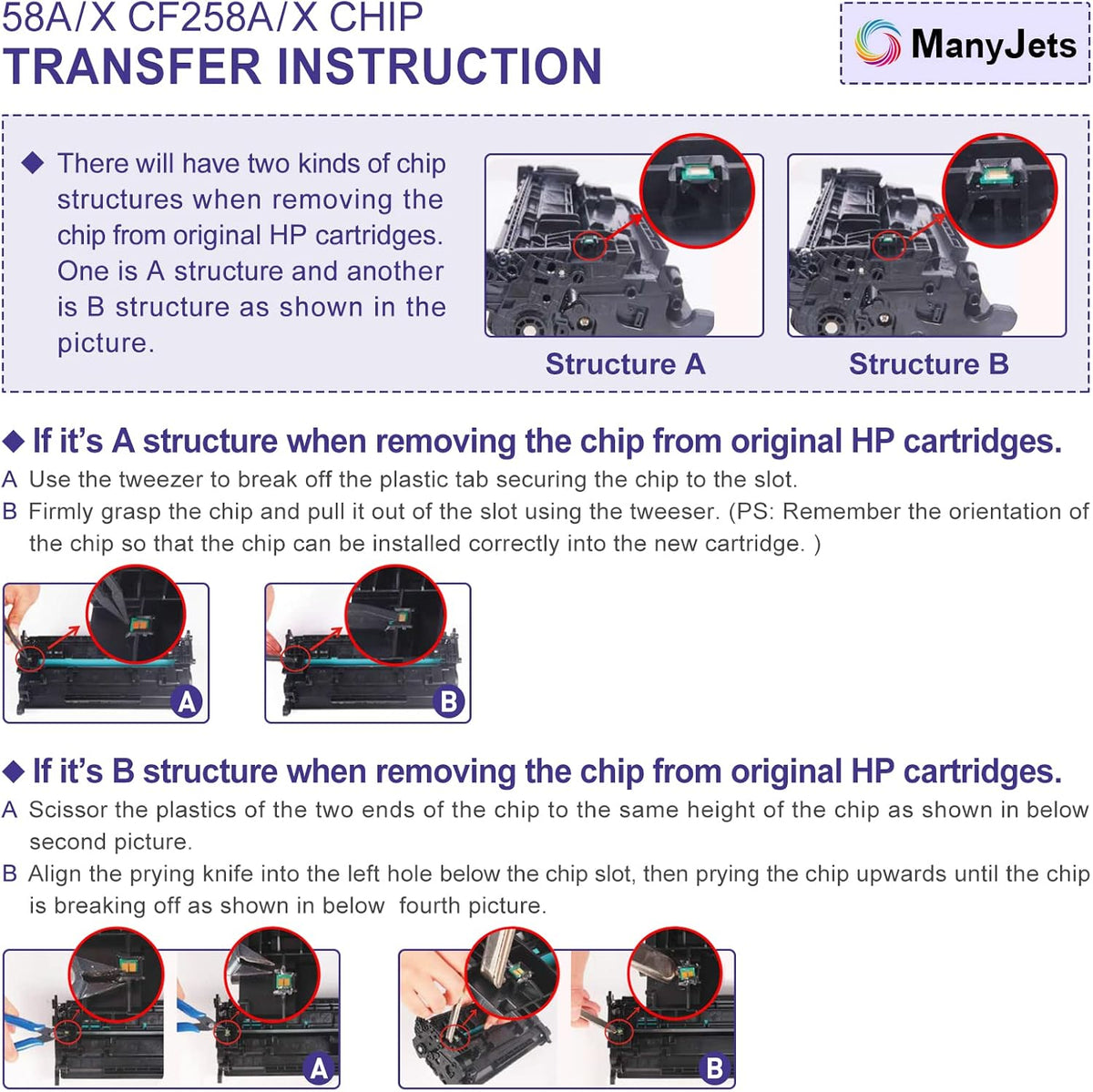 Compatible 58X CF258X Toner Cartridge Replacement Black 2-Pack R18600