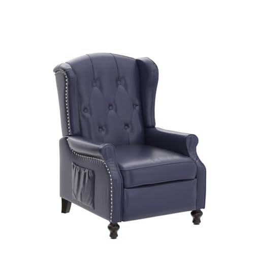 Tufted Fabric Pushback Recliner Chair with Remote Control Q16885