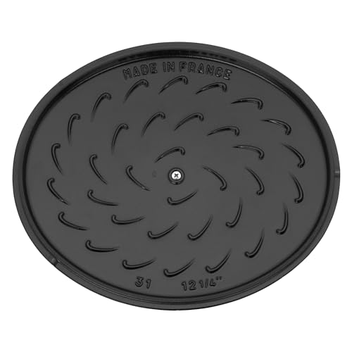 White Cast Iron Shallow Oval Dutch Oven G4637