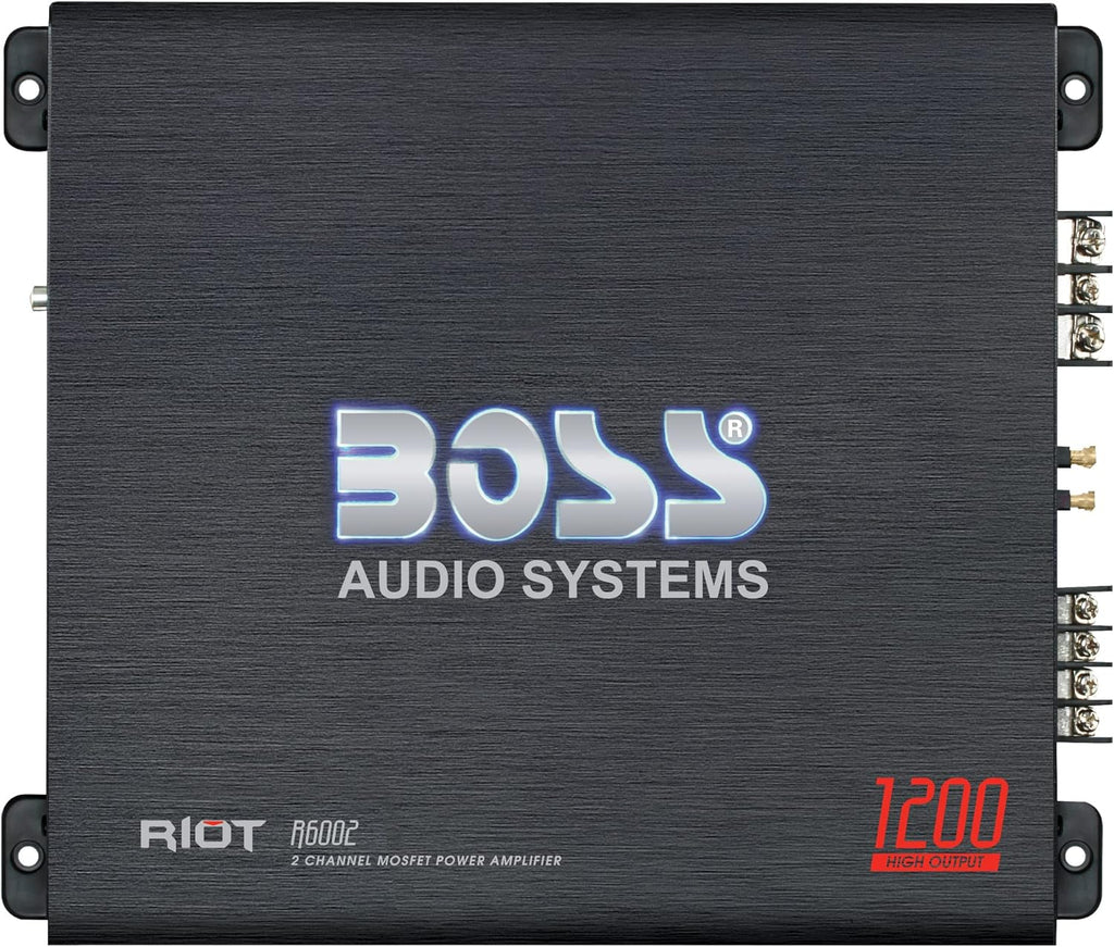 1200 High Output 2 Channel Class A/B Car Audio Stereo Amplifier H240709