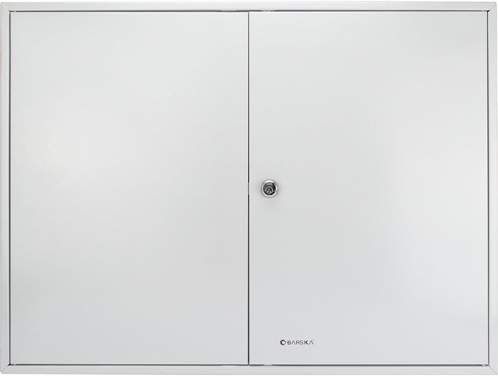 Grey Key Cabinet with Key Lock B2633