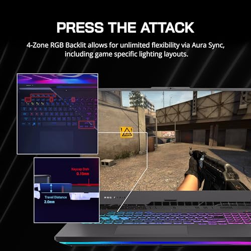 17.3" QHD 240Hz Gaming Laptop, AMD Ryzen 9, 64GB DDR5, 2TB PCIe SSD, NVIDIA GeForce RTX 4060, Gray I92959