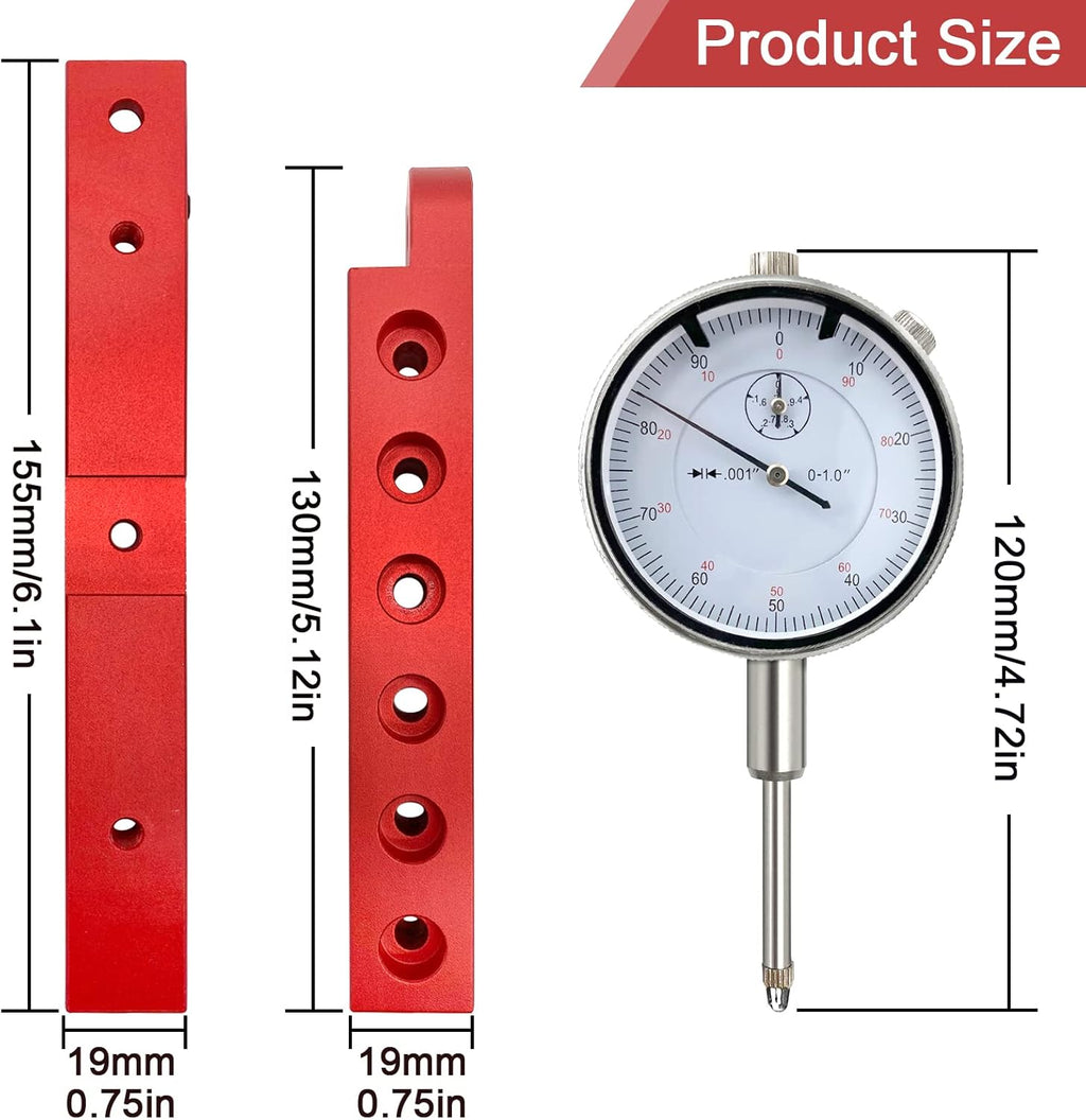 Adjustable Table Saw Dial Indicator Gauge B69414