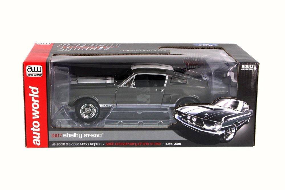 Medium Gray Metallic 1/18 Ford Shelby Mustang Gt-350 Z393