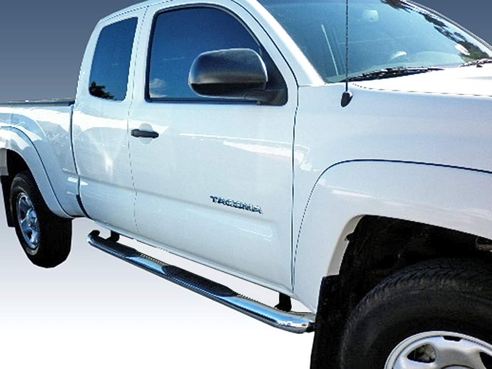 Stainless Steel 3 Side Step Rails Nerf Bars Running Boards (2pcs) N6147