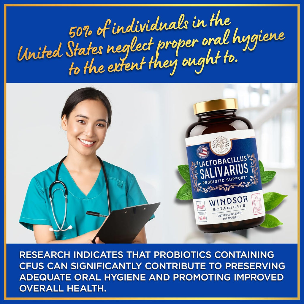 L Salivarius Probiotic Capsules, 24bn CFU, 60 Caps B803600
