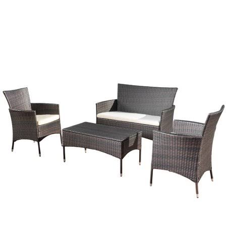 Multi-Brown 4 Piece Outdoor Set J7359
