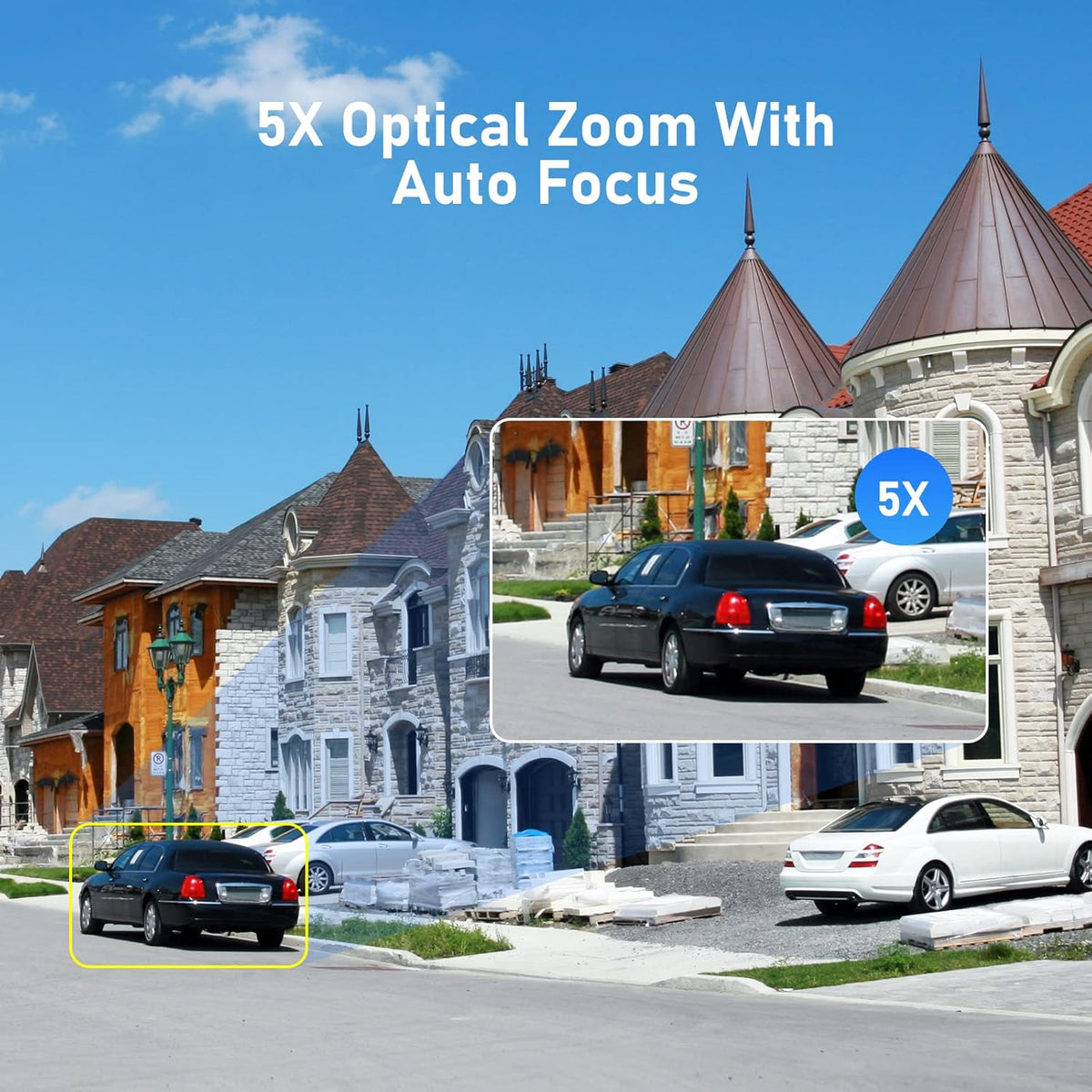 5MP PTZ POE Outdoor IP Dome Camera with 5X Optical Zoom V694