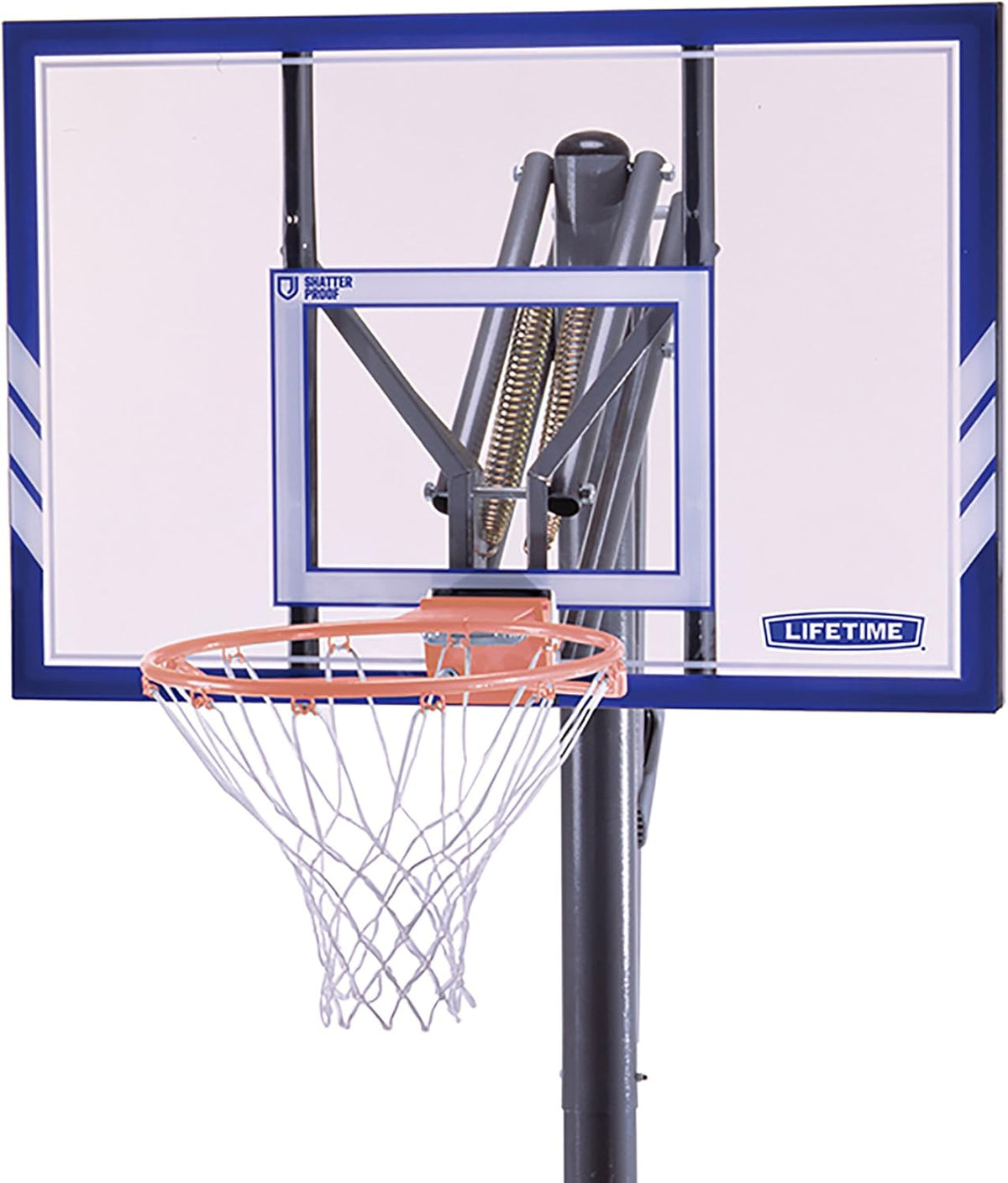 44 Inch Shatterproof Backboard Portable Basketball System B965