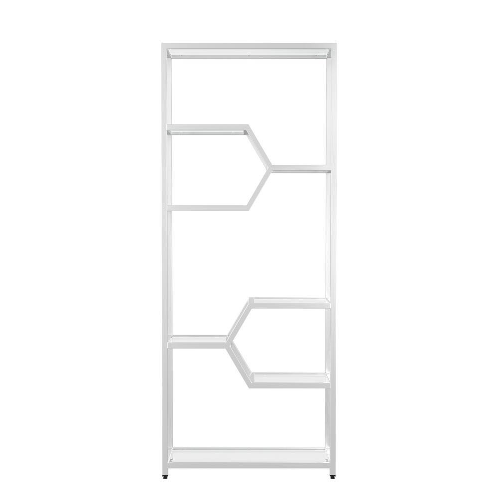 Grey 7-Shelf Bookcase T278573